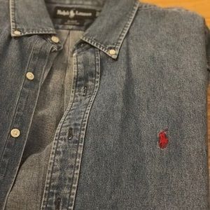 Vintage denim Ralph Lauren shirt